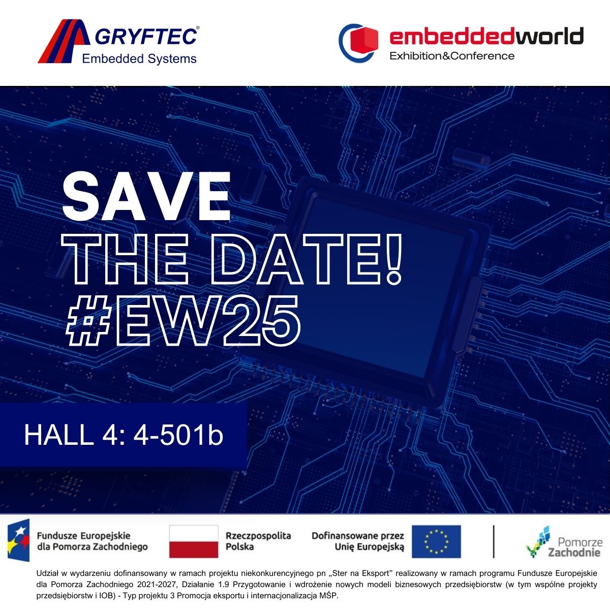 Save the date for EW25